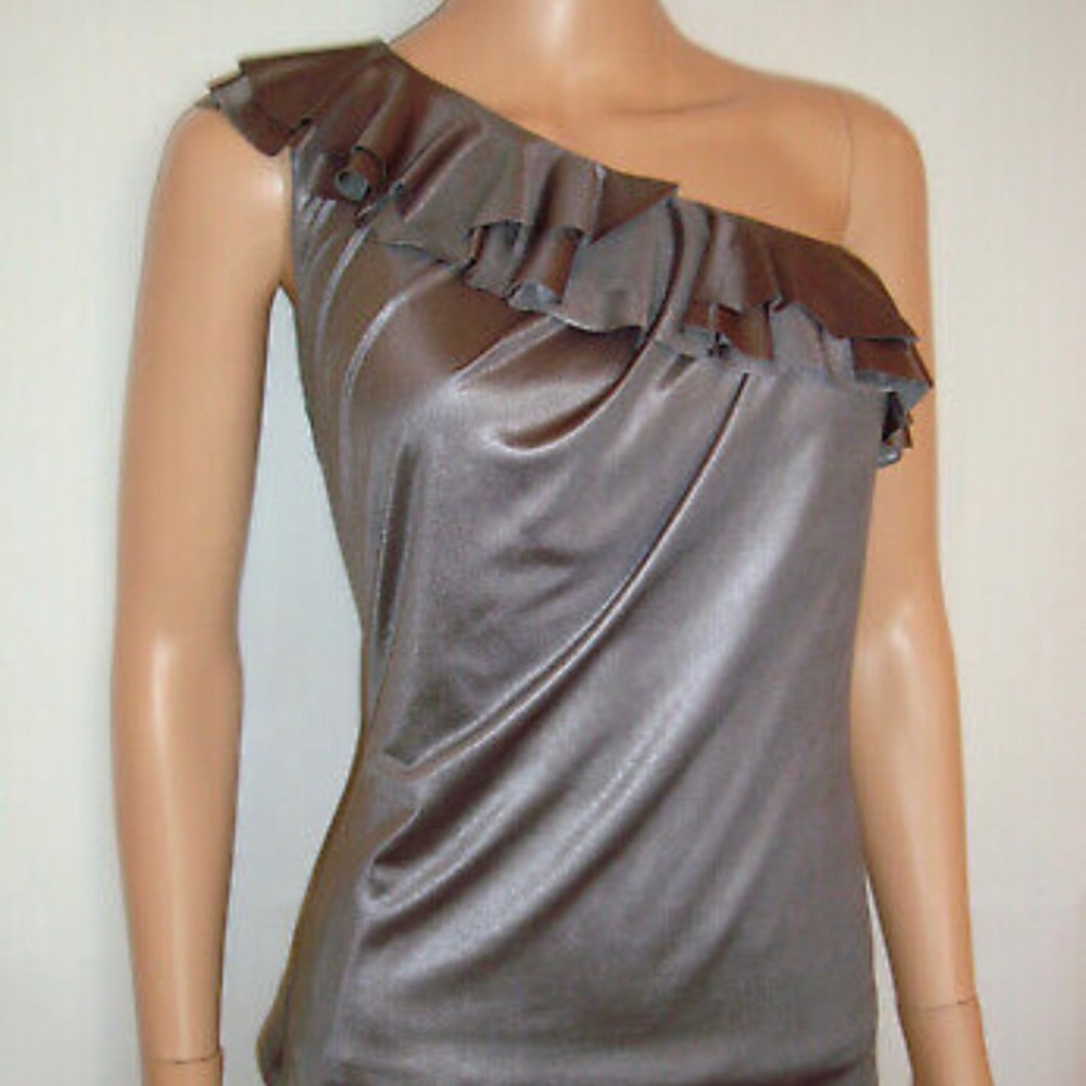 Alexon One-Shoulder Ruffle Top , like new ,Size M